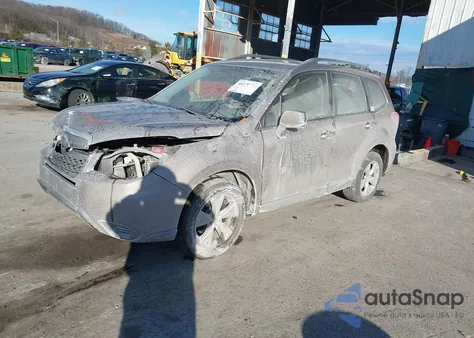 2015 Subaru Forester 2.5I из США, поврежденный, VIN JF2SJABC3FH531644